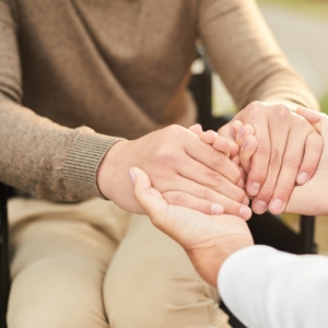 Participants at the Chanda Center for Health receive care from a doctor.